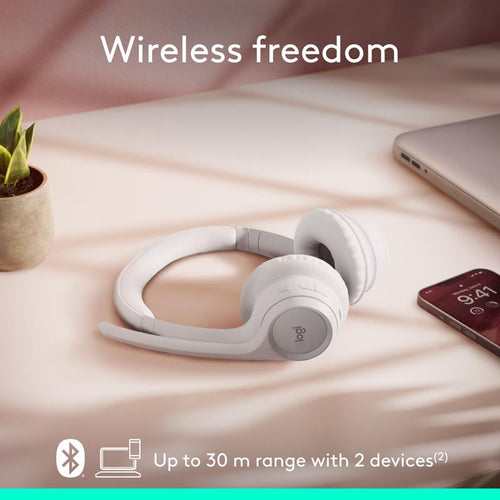 Logitech Zone 300 Wireless Headset (Off White)