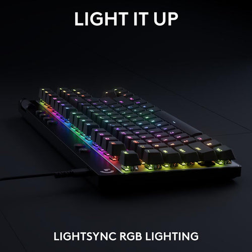 Logitech G Pro X TKL Rapid Wired Gaming Keyboard with Analog Switches (Magenta)