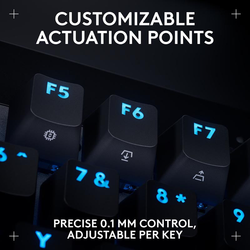 Logitech G Pro X TKL Rapid Wired Gaming Keyboard with Analog