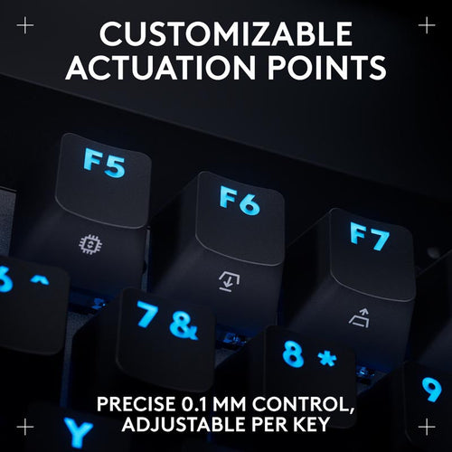 Logitech G Pro X TKL Rapid Wired Gaming Keyboard with Analog Switches (Black)
