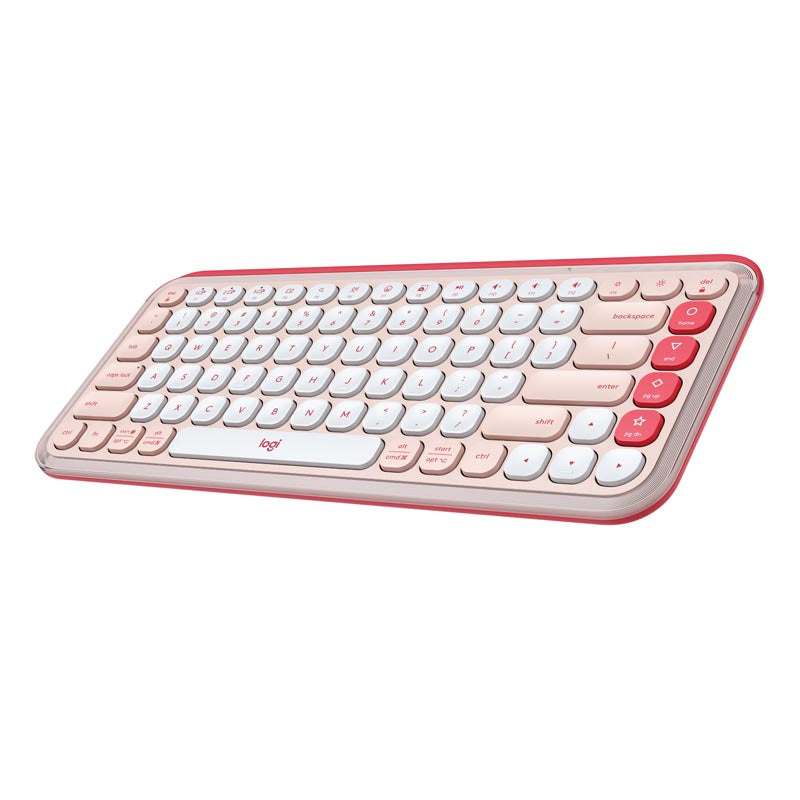 Logitech POP Icon Keys Wireless Bluetooth Keyboard (Rose)