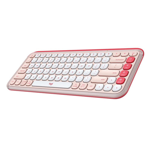 Logitech POP Icon Keys Wireless Bluetooth Keyboard (Rose)