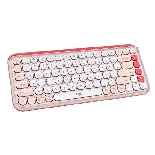 Logitech POP Icon Keys Wireless Bluetooth Keyboard (Rose)