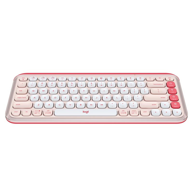 Logitech POP Icon Keys Wireless Bluetooth Keyboard (Rose)