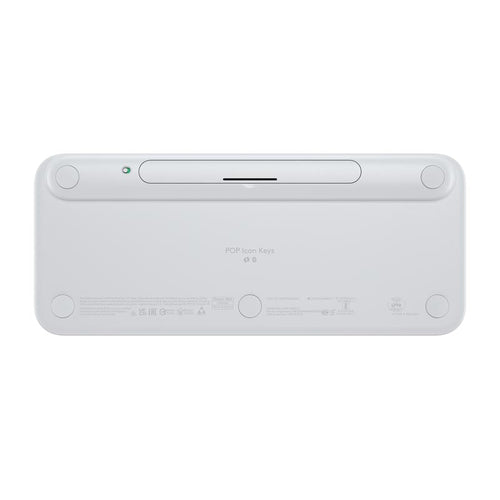 Logitech POP Icon Keys Wireless Bluetooth Keyboard (White)