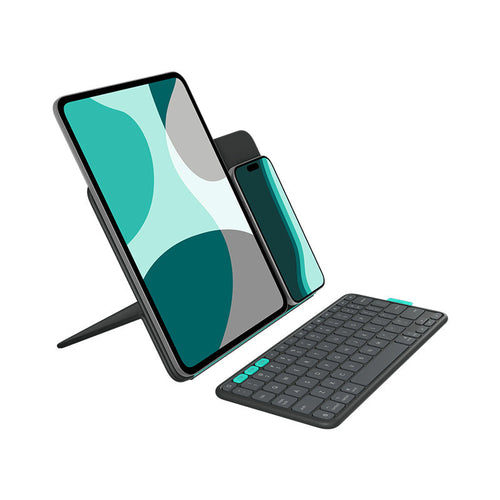 Logitech Flip Folio for iPad Pro 11 (M4), iPad Air 11 (M2, M3), iPad Air 5th Gen - Graphite