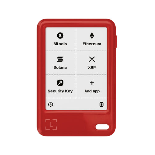Ledger Nano Gen 5 Crypto Hardware Wallet (Cherry Red)