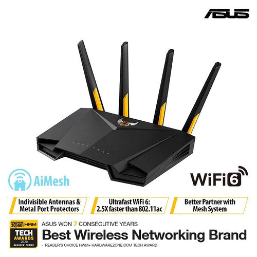 Asus TUF-AX3000 Dual Band WiFi 6 (802.11ax) Gaming Router
