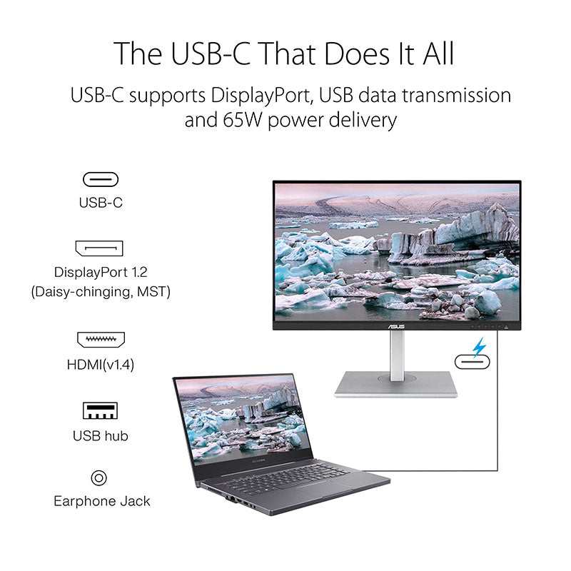 ASUS ProArt Display PA278CV Professional Monitor - 27 QHD IPS 100% sRGB