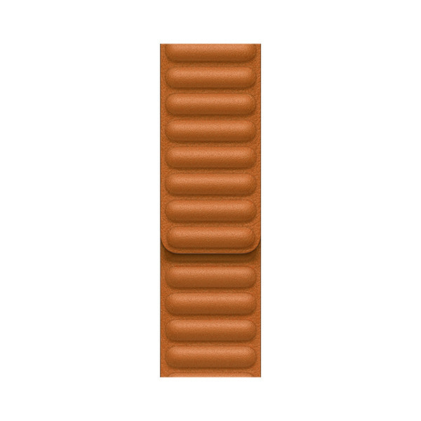 41mm Leather Link (Golden Brown) - M/L