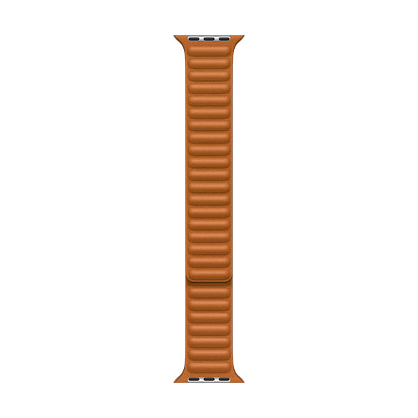 41mm Leather Link (Golden Brown) - M/L