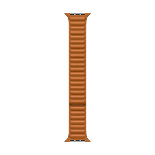 41mm Leather Link (Golden Brown) - M/L