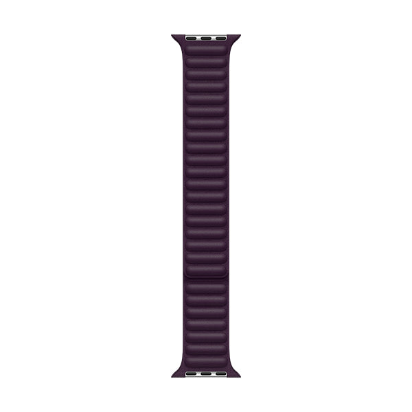 41mm Leather Link (Dark Cherry) - M/L