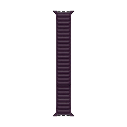 41mm Leather Link (Dark Cherry) - M/L