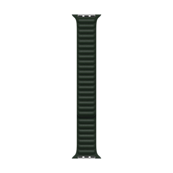 41mm Leather Link (Sequoia Green) - M/L