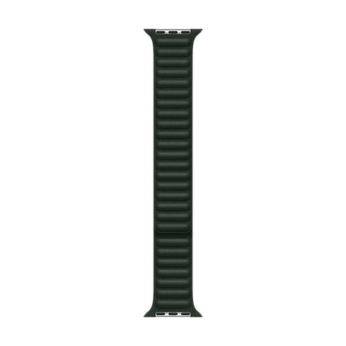 41mm Leather Link (Sequoia Green) - M/L