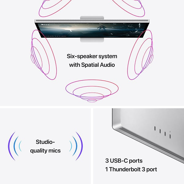 Apple Studio Display - Standard Glass (Tilt, Adjustable Stand)