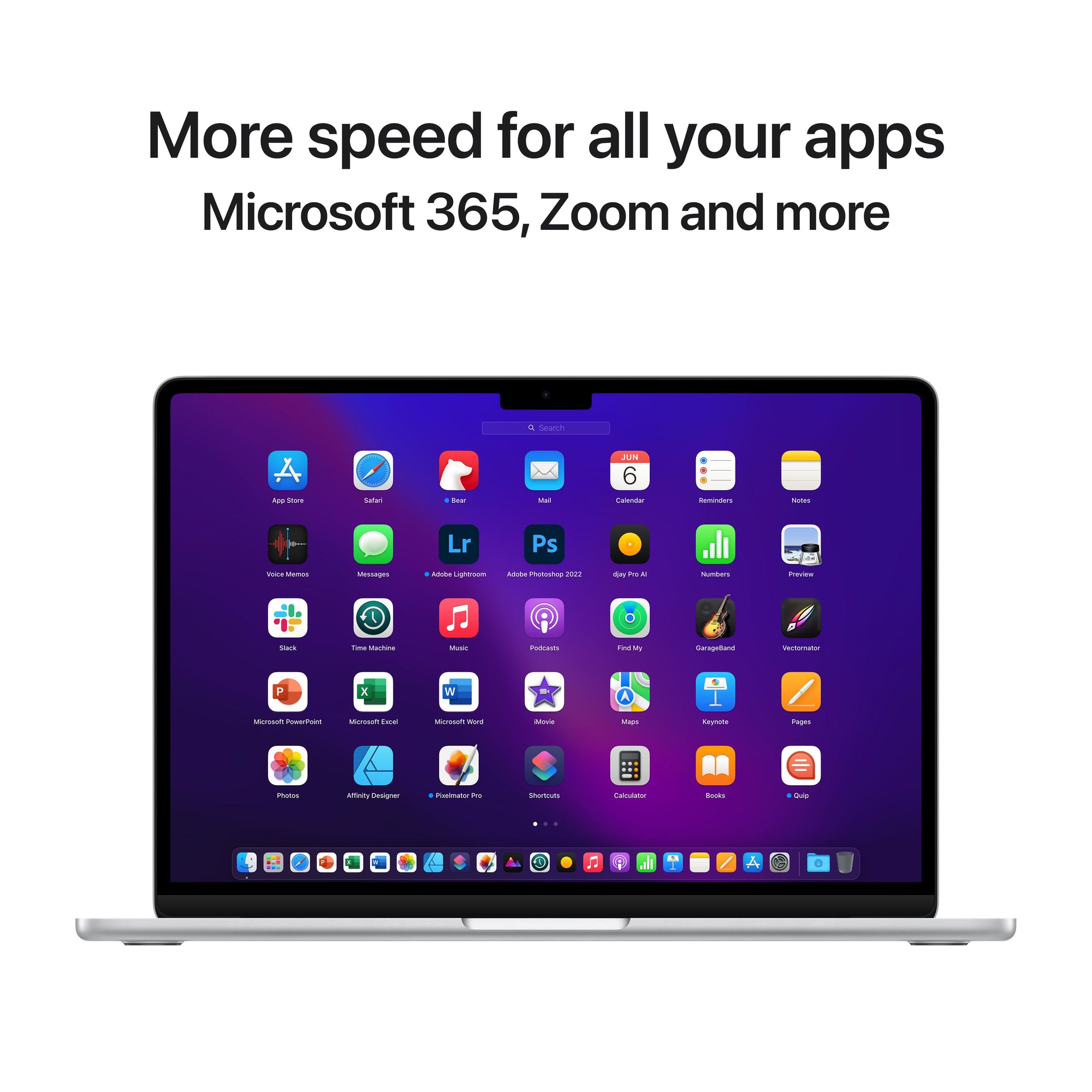 MacBook Air 13-inch Silver M2 with 8-core CPU and 10-core GPU, 8GB RAM, 512GB [MLY03ZP/A]