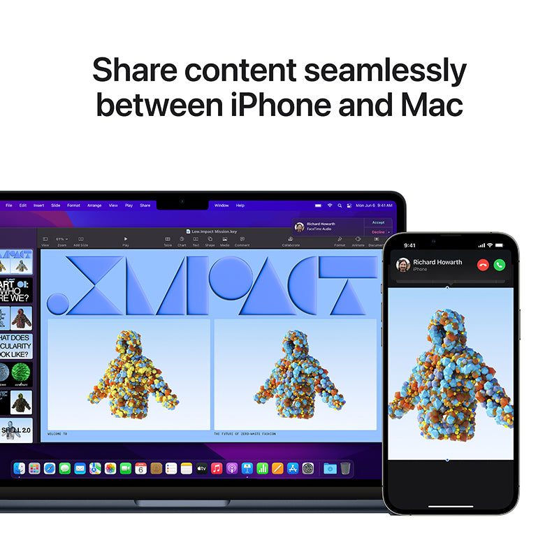 MacBook Air 13-inch Midnight M2 with 8-core CPU and 10-core GPU