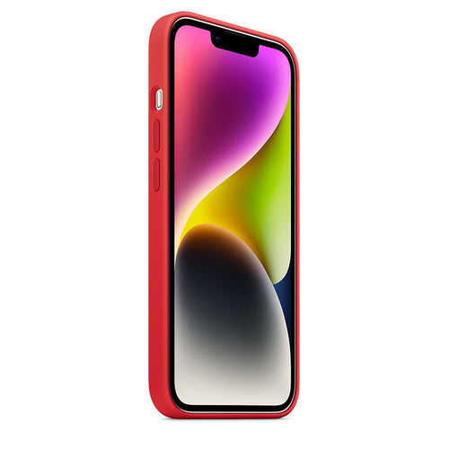 iPhone 14 Silicone Case with MagSafe - (PRODUCT)RED