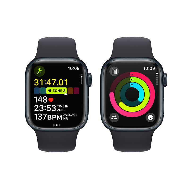 Apple Watch Series 9 GPS + Cellular 41mm Midnight Aluminium Case