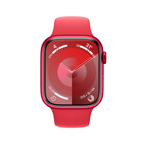 Apple Watch Series 9 GPS + Cellular 45mm (PRODUCT)RED Aluminium Case with (PRODUCT)RED Sport Band - S/M
