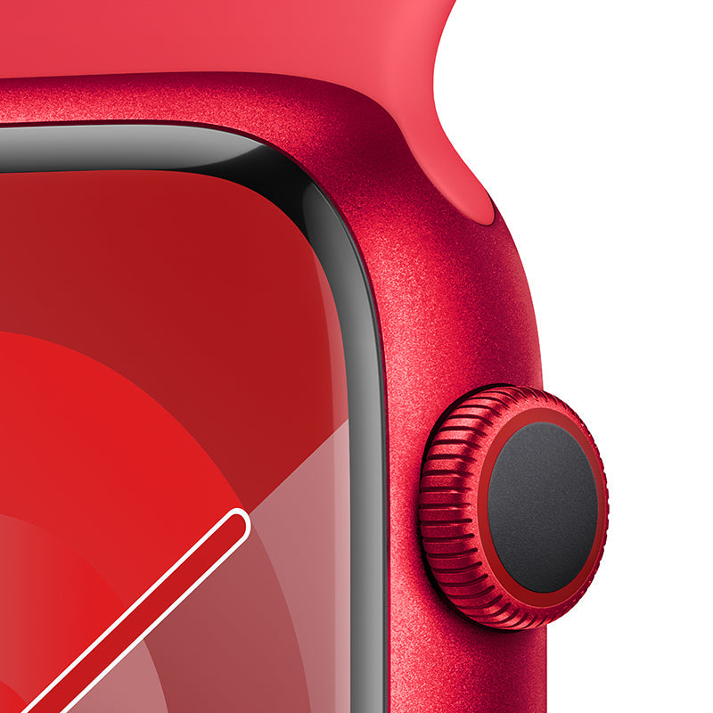 Apple Watch Series 9 GPS + Cellular 45mm (PRODUCT)RED Aluminium Case with (PRODUCT)RED Sport Band - M/L