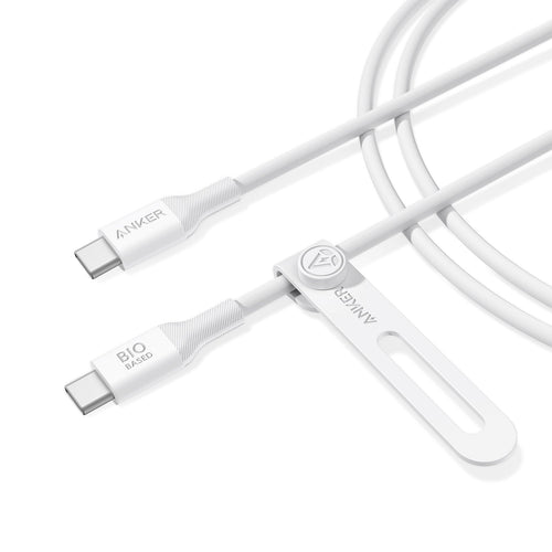 Anker A80F2H21 544 USB-C to USB-C Cable Bio-Based 1.8M (White)