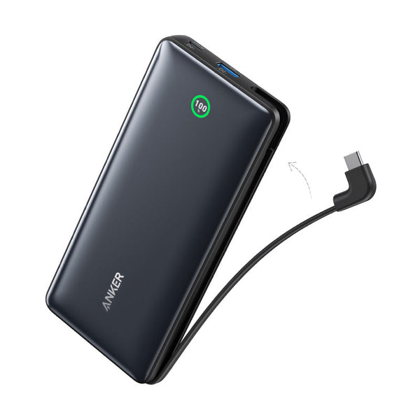 Anker A1387H11-BK 20000mAh Built-in USB-C Cable Nano Powerbank