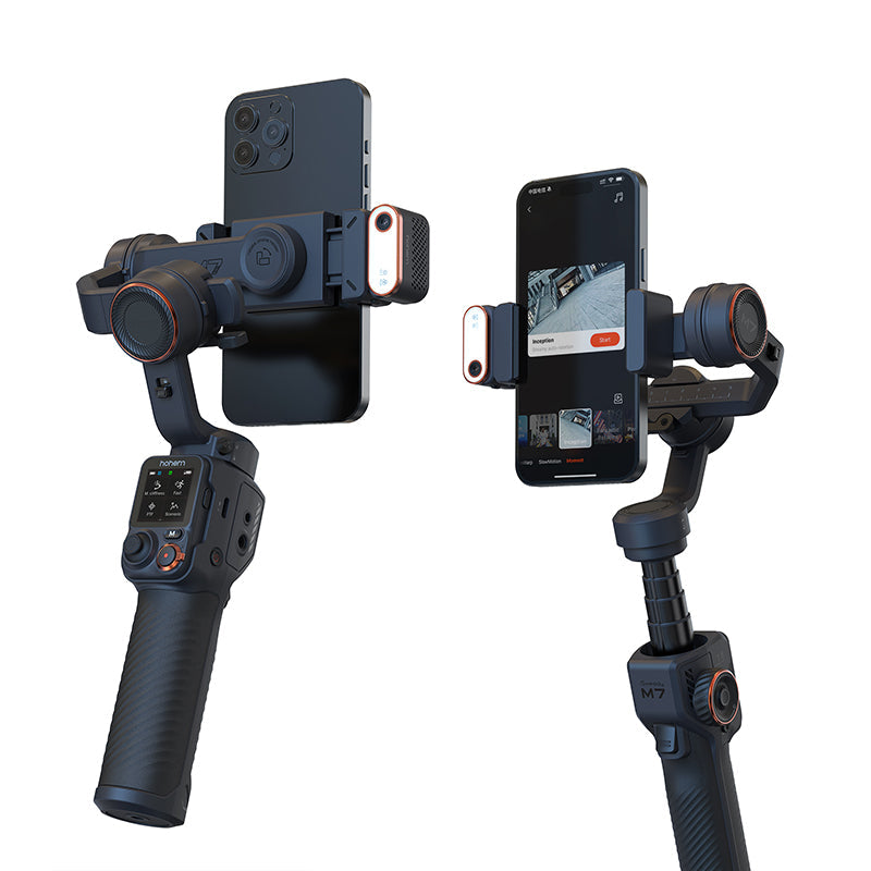 スマホアクセサリー hohem isteady m7 Hohem iSteady M7 AI Tracking Smartphone Gimbal (Black