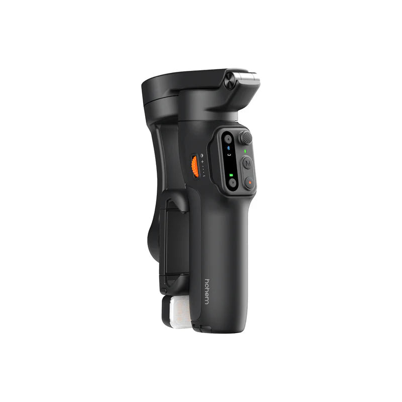 Hohem iSteady X3-Black 3 Axis All-In-One Travel Smartphone Gimbal with Magnetic Fill Light - Black