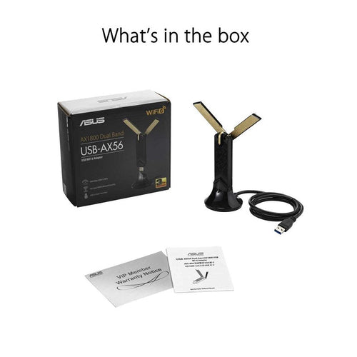 ASUS USB-AX56 Dual Band AX1800 USB Wi-Fi Adapter