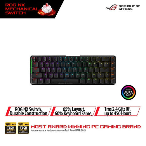 Asus M601 ROG Falchion NX Wireless Gaming Keyboard (Red)