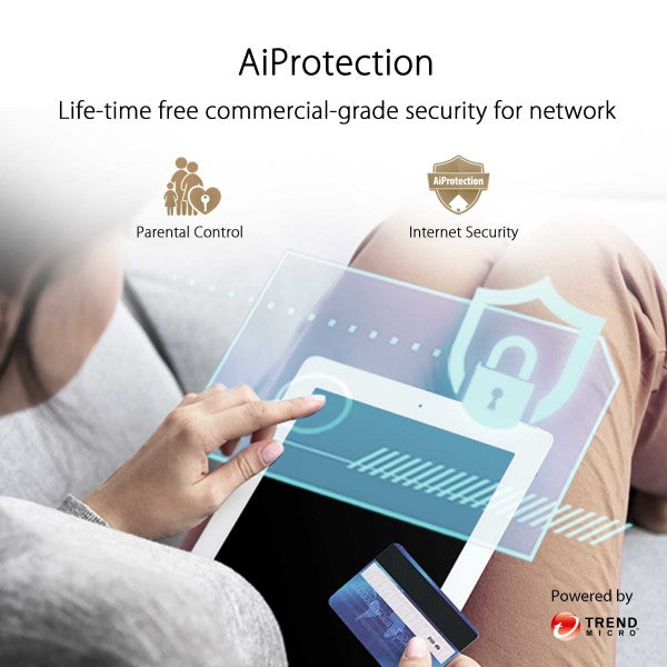 ASUS ZenWiFi AX XD6 AX5400 WiFi 6 Mesh (White) [2-Pack]