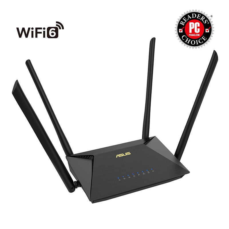 ASUS RT-AX53U AX1800 Dual Band WiFi 6 Router – Challenger Singapore