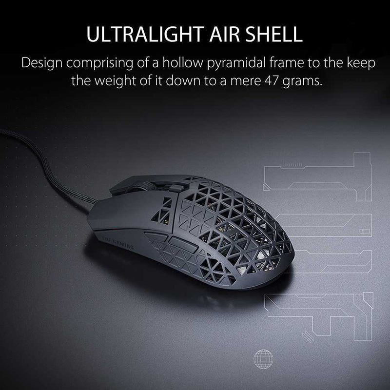 Asus TUF Gaming M4 Air Lightweight Wired Gaming Mouse