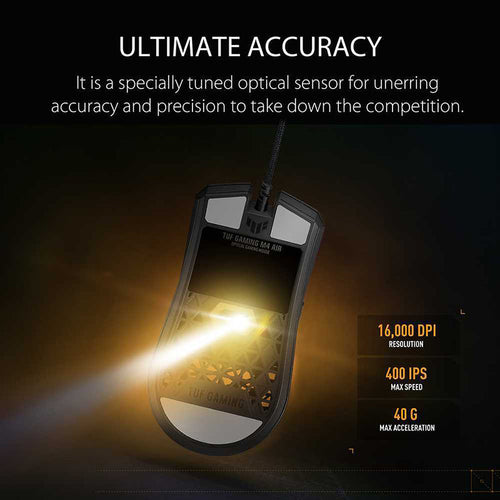 Asus TUF Gaming M4 Air Lightweight Wired Gaming Mouse