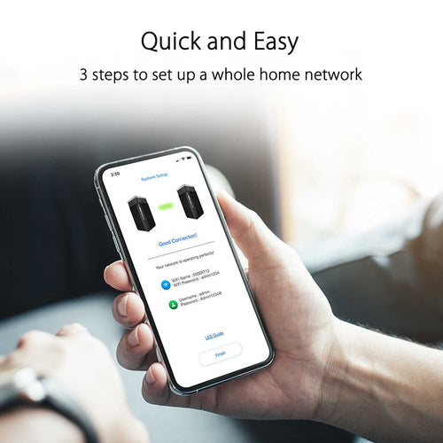 Asus ZenWiFi Pro XT12 AX11000 Black Tri-band Mesh WiFi 6 (2-Pack)