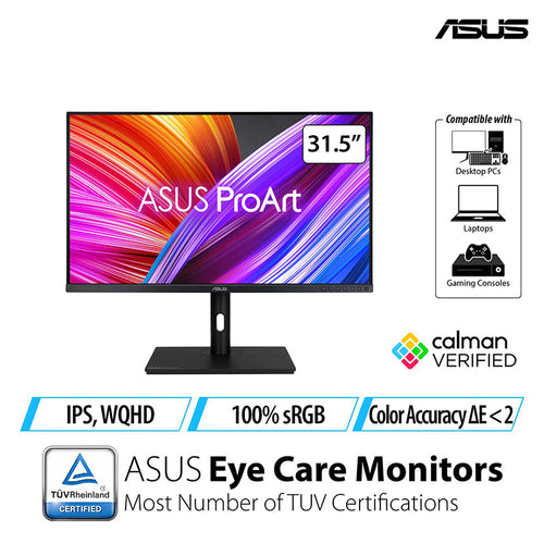 Asus ProArt PA328QV - 31.5 QHD IPS Professional Monitor