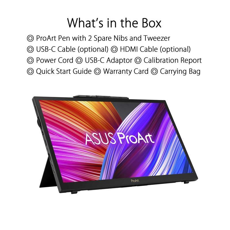Asus ProArt PA169CDV Pen Display - 15.6 UHD IPS Portable Monitor