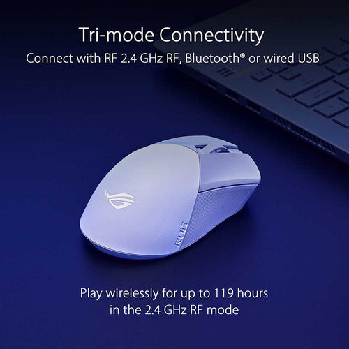 Asus ROG Gladius III Wireless AimPoint Gaming Mouse (White)