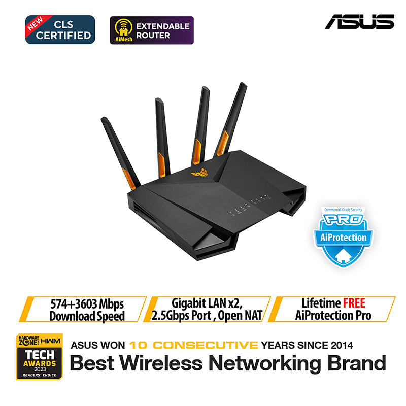 Asus TUF-AX4200 Dual Band WiFi 6 Gaming Router – Challenger Singapore