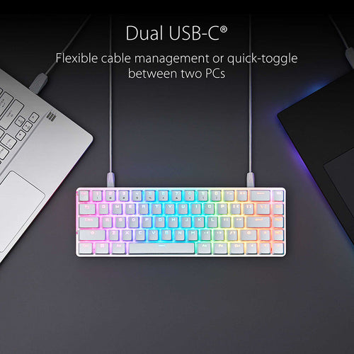 Asus ROG Falchion Ace Wired Gaming Keyboard (NX Red - White)