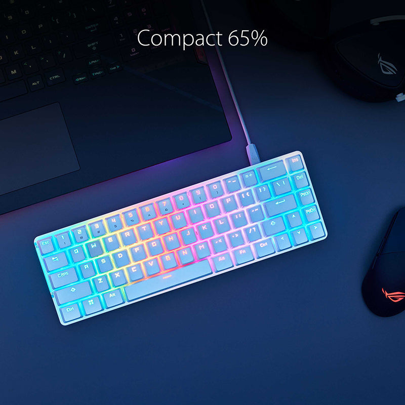 Asus ROG Falchion Ace Wired Gaming Keyboard (NX Blue - White)
