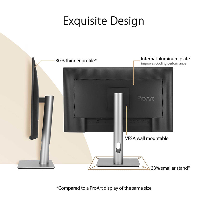 ASUS ProArt Display PA279CRV Professional Monitor - 27 UHD IPS 99% DCI-P3