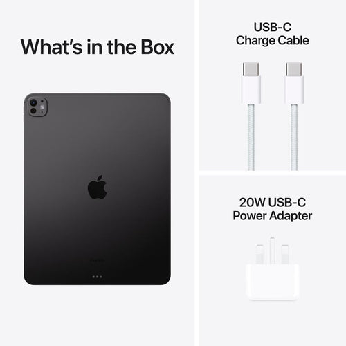 iPad Pro 13 M4 Wi-Fi 256GB with Standard Glass - Space Black [MVX23ZP/A]