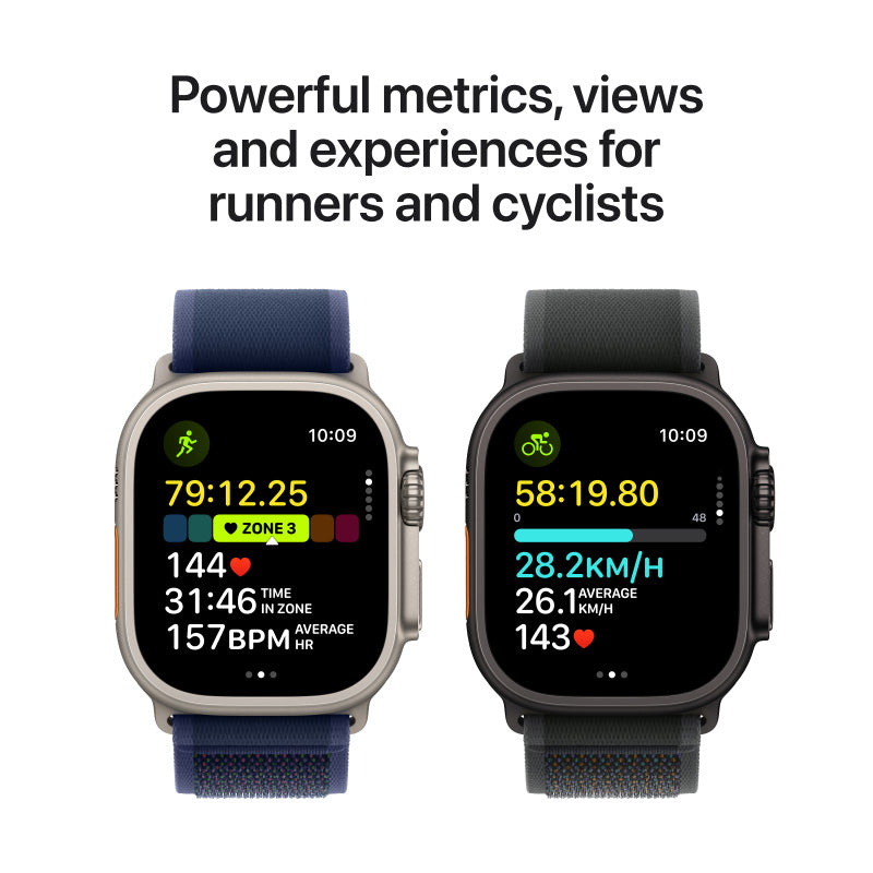 Apple Watch Ultra 2 GPS+Cellular 49mm Natural Case with Navy Ocean Band