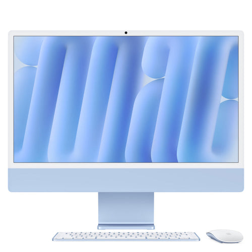 24-inch iMac with Retina 4.5K display: Apple M4 chip with 8‑core CPU and 8‑core GPU, 16GB, 256GB SSD - Blue [MWUF3ZP/A]