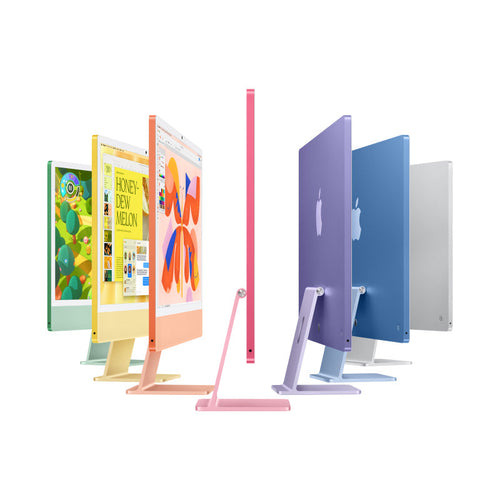 24-inch iMac with Retina 4.5K display: Apple M4 chip with 10‑core CPU and 10‑core GPU, 16GB, 512GB SSD - Pink [MWV53ZP/A]