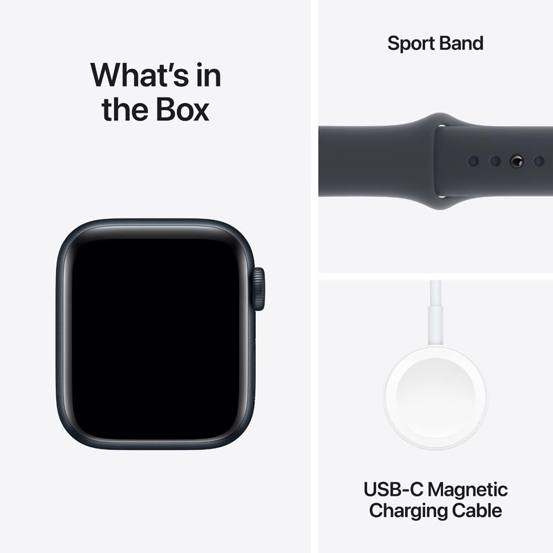 Apple Watch SE GPS 40mm Midnight Aluminium Case with Midnight Sport Band S/M
